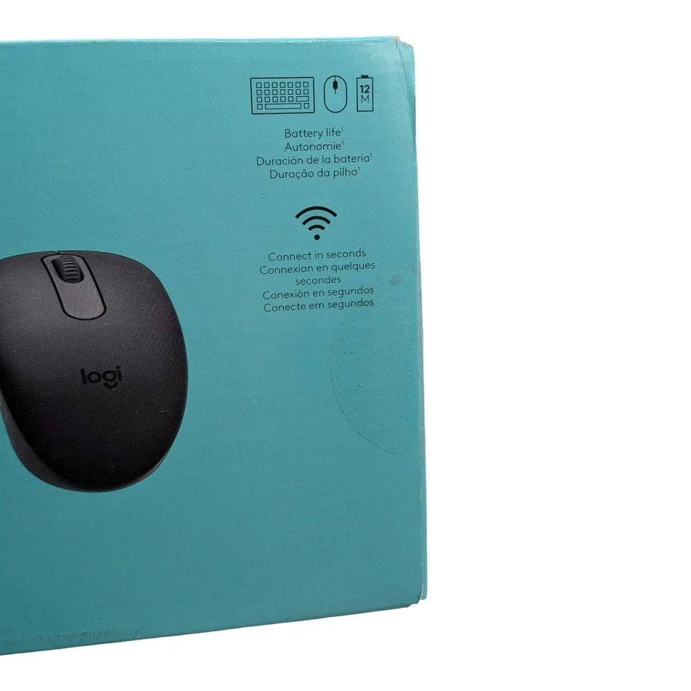 Logitech MK250 Compact Wireless Mouse and Keyboard Combo Bluetooth Black